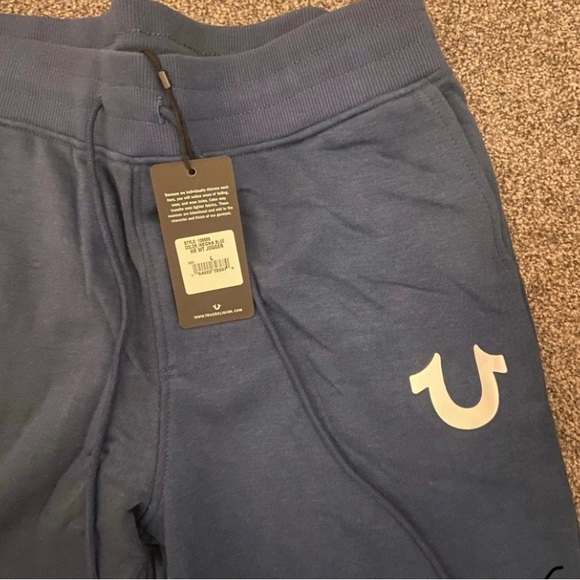 Men’s Navy Blue True Religion Tracksuit Joggers Large - Picture 3 of 3